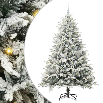 Artificial Pre-lit Christmas Tree with Ball Set Green 180 cm