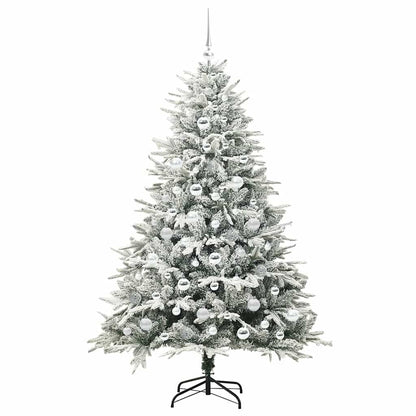 Artificial Pre-lit Christmas Tree with Ball Set Green 180 cm