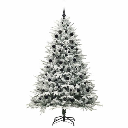 Artificial Pre-lit Christmas Tree with Ball Set Green 210 cm