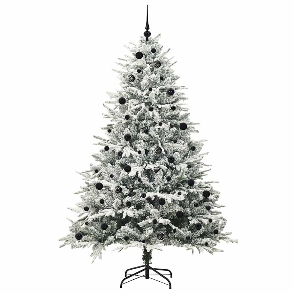 Artificial Pre-lit Christmas Tree with Ball Set Green 240 cm