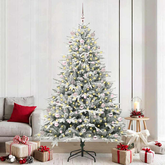 Artificial Pre-lit Christmas Tree with Ball Set Green 240 cm