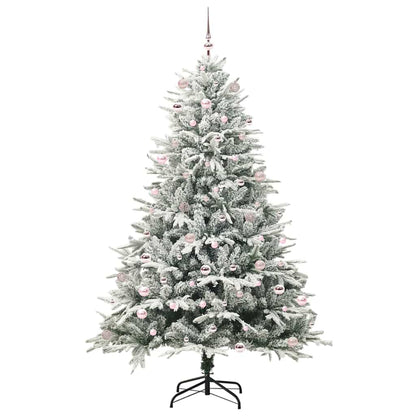 Artificial Pre-lit Christmas Tree with Ball Set Green 240 cm