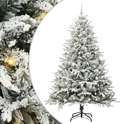 Artificial Pre-lit Christmas Tree with Ball Set Green 240 cm
