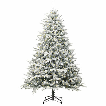 Artificial Pre-lit Christmas Tree with Ball Set Green 240 cm