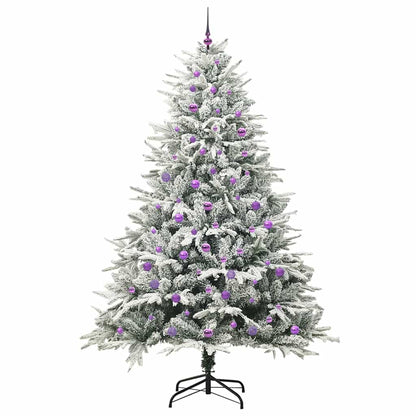 Artificial Pre-lit Christmas Tree with Ball Set Green 240 cm