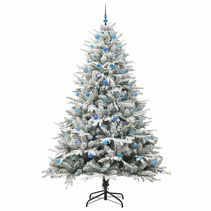 Artificial Pre-lit Christmas Tree with Ball Set Green 240 cm