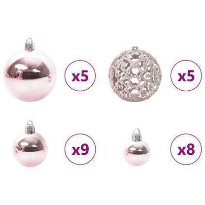 Artificial Hinged Christmas Tree with Flocked Snow 120 cm