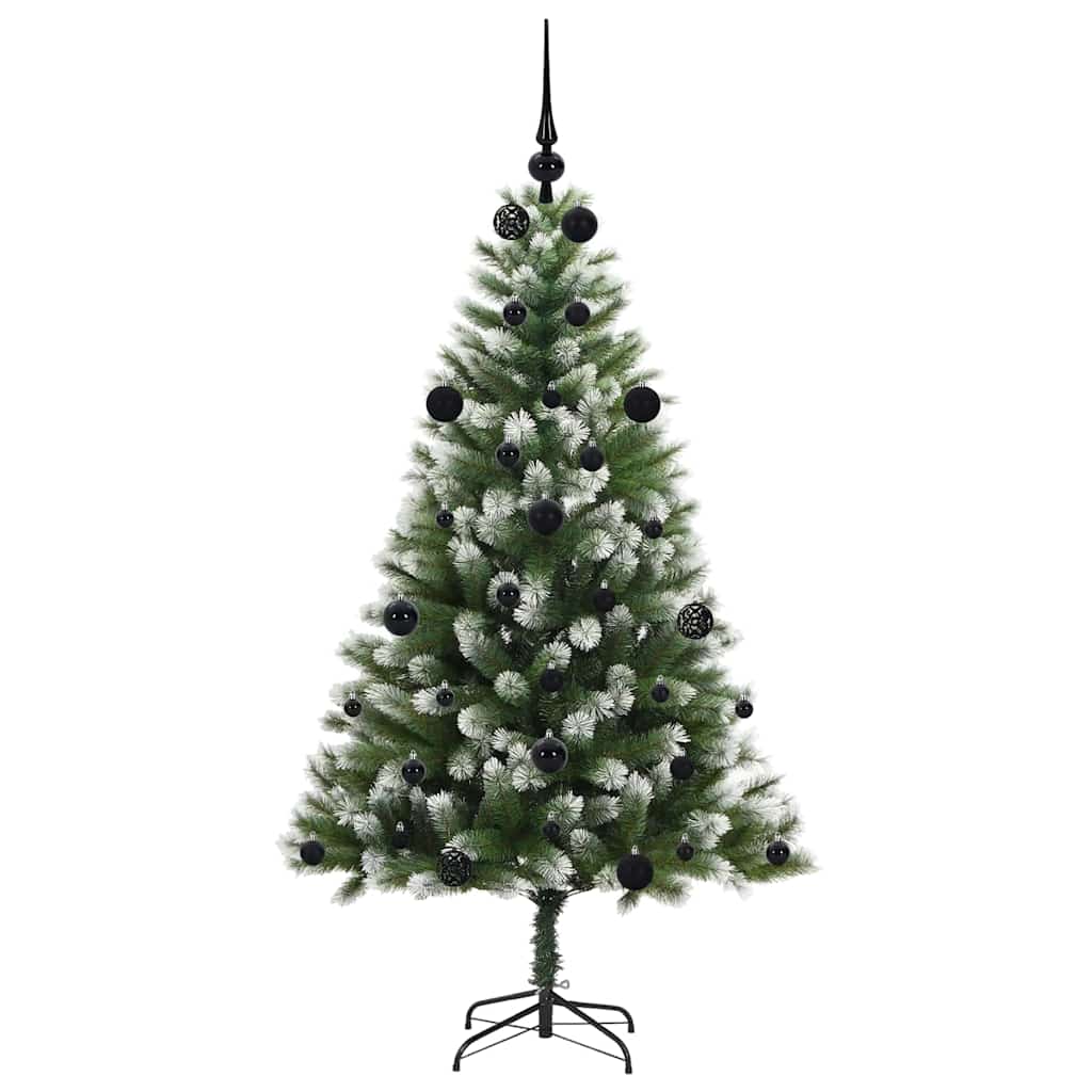 Artificial Hinged Christmas Tree with Flocked Snow 150 cm