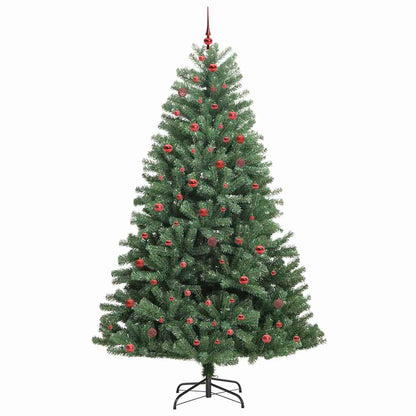 Artificial Hinged Christmas Tree Green 270 cm PVC and Metal