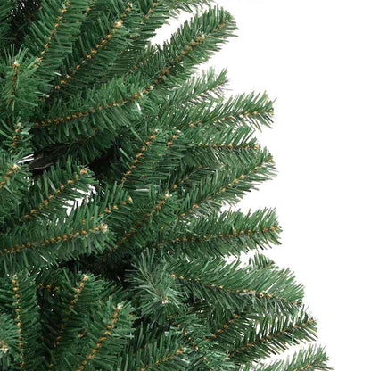 Artificial Hinged Christmas Tree Green 270 cm PVC and Metal
