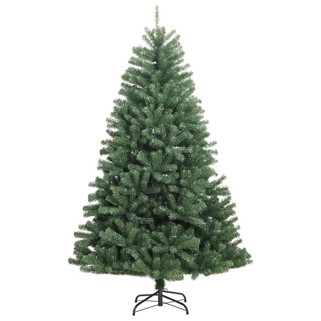 Artificial Hinged Christmas Tree Green 270 cm PVC and Metal