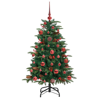 Artificial Christmas Tree with LED Strip Lights Green 120 cm