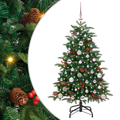 Artificial Christmas Tree with LED Strip Lights Green 120 cm