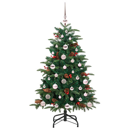 Artificial Christmas Tree with LED Strip Lights Green 120 cm