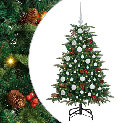 Artificial Christmas Tree with LED Strip Lights Green 120 cm