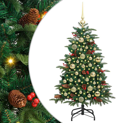 Artificial Christmas Tree with LED Strip Lights Green 120 cm