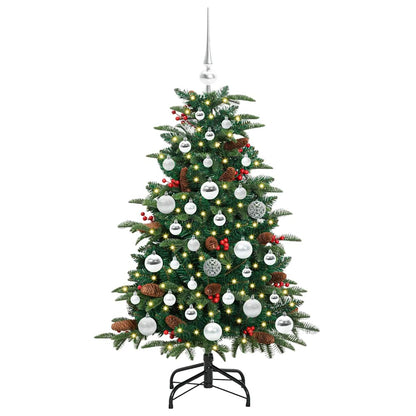 Artificial Christmas Tree with LED Strip Lights Green 120 cm