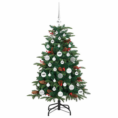 Artificial Christmas Tree with LED Strip Lights Green 120 cm