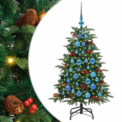 Artificial Christmas Tree with LED Strip Lights Green 120 cm