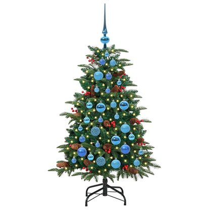 Artificial Christmas Tree with LED Strip Lights Green 120 cm
