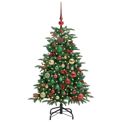 Artificial Christmas Tree with LED Strip Lights Green 120 cm