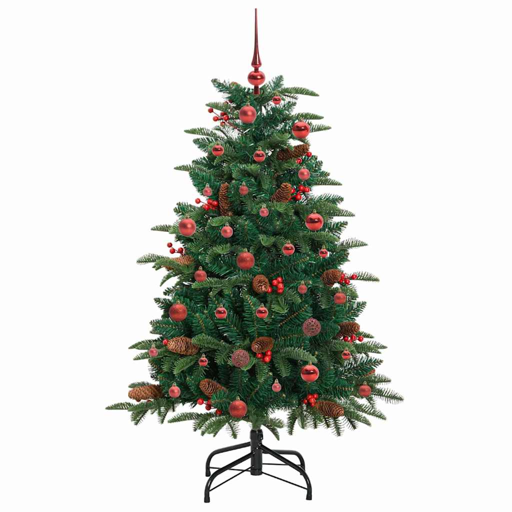 Artificial Christmas Tree with LED Strip Lights Green 150 cm