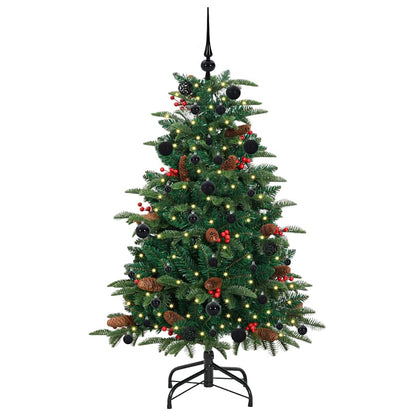 Artificial Christmas Tree with LED Strip Lights Green 150 cm