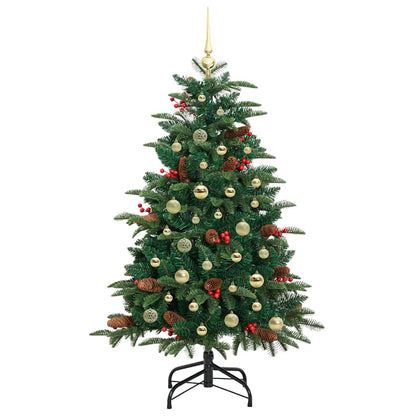 Artificial Christmas Tree with LED Strip Lights Green 150 cm