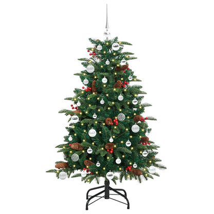 Artificial Christmas Tree with LED Strip Lights Green 150 cm
