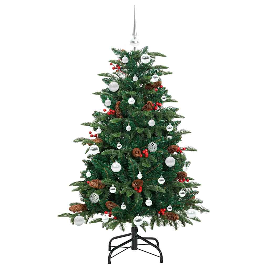 Artificial Christmas Tree with LED Strip Lights Green 150 cm