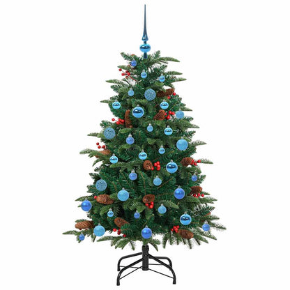 Artificial Christmas Tree with LED Strip Lights Green 150 cm