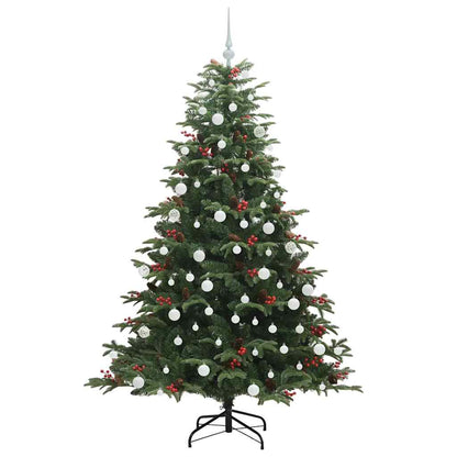 Artificial Christmas Tree with LED Strip Lights Green 180 cm
