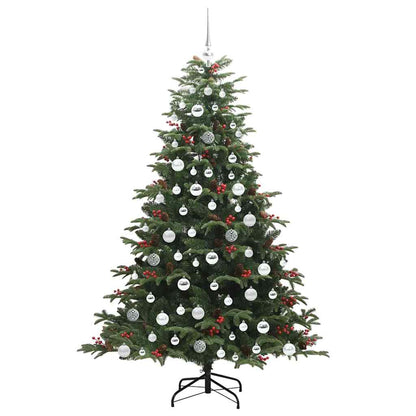 Artificial Christmas Tree with LED Strip Lights Green 180 cm