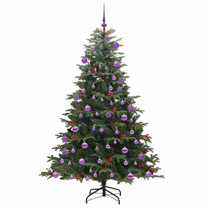 Artificial Christmas Tree with LED Strip Lights Green 180 cm