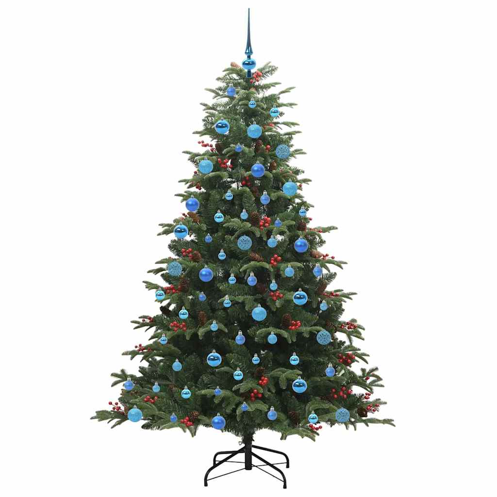 Artificial Christmas Tree with 300 LEDs with Stand Green 180 cm