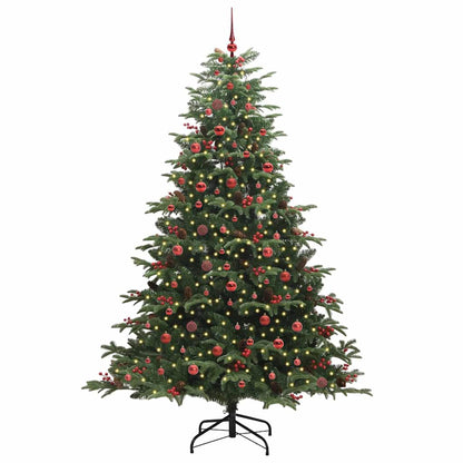 Artificial Christmas Tree with LED Strip Lights Green 240 cm