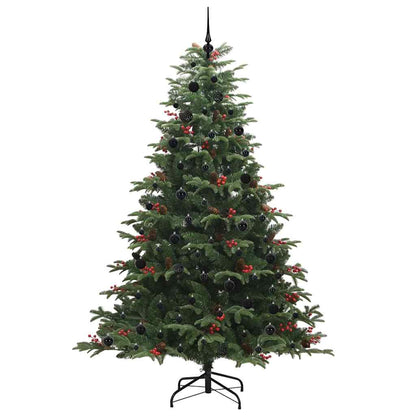 Artificial Christmas Tree with LED Strip Lights Green 240 cm