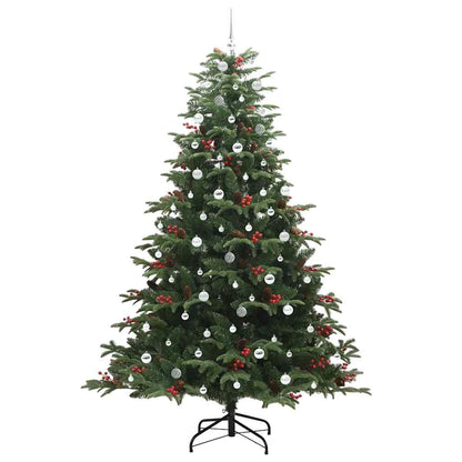 Artificial Christmas Tree with LED Strip Lights Green 240 cm