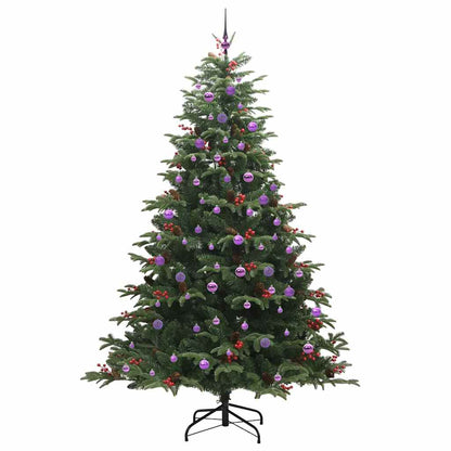 Artificial Christmas Tree with LED Strip Lights Green 240 cm