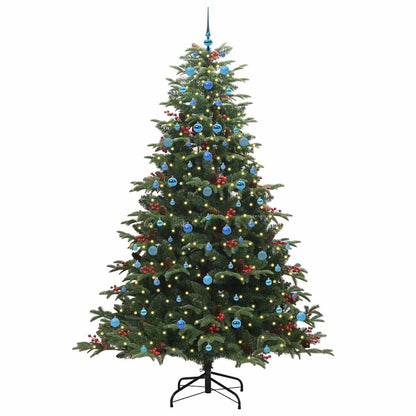 Artificial Christmas Tree with LED Strip Lights Green 240 cm