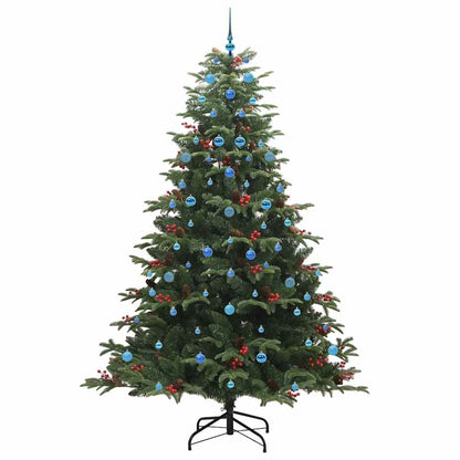 Artificial Christmas Tree with LED Strip Lights Green 240 cm