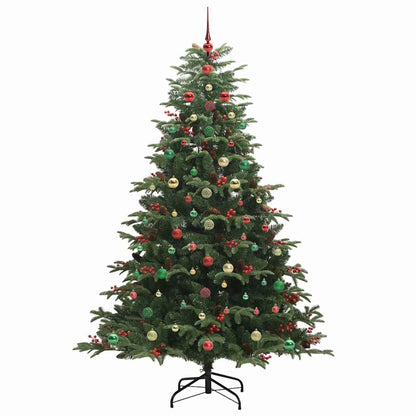 Artificial Christmas Tree with LED Strip Lights Green 240 cm