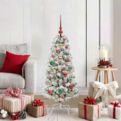 Artificial Hinged Christmas Tree 120 cm PVC
