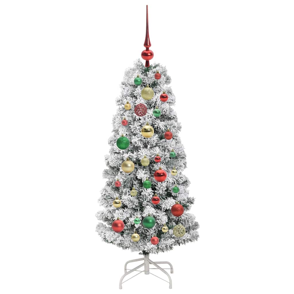Artificial Hinged Christmas Tree 120 cm PVC