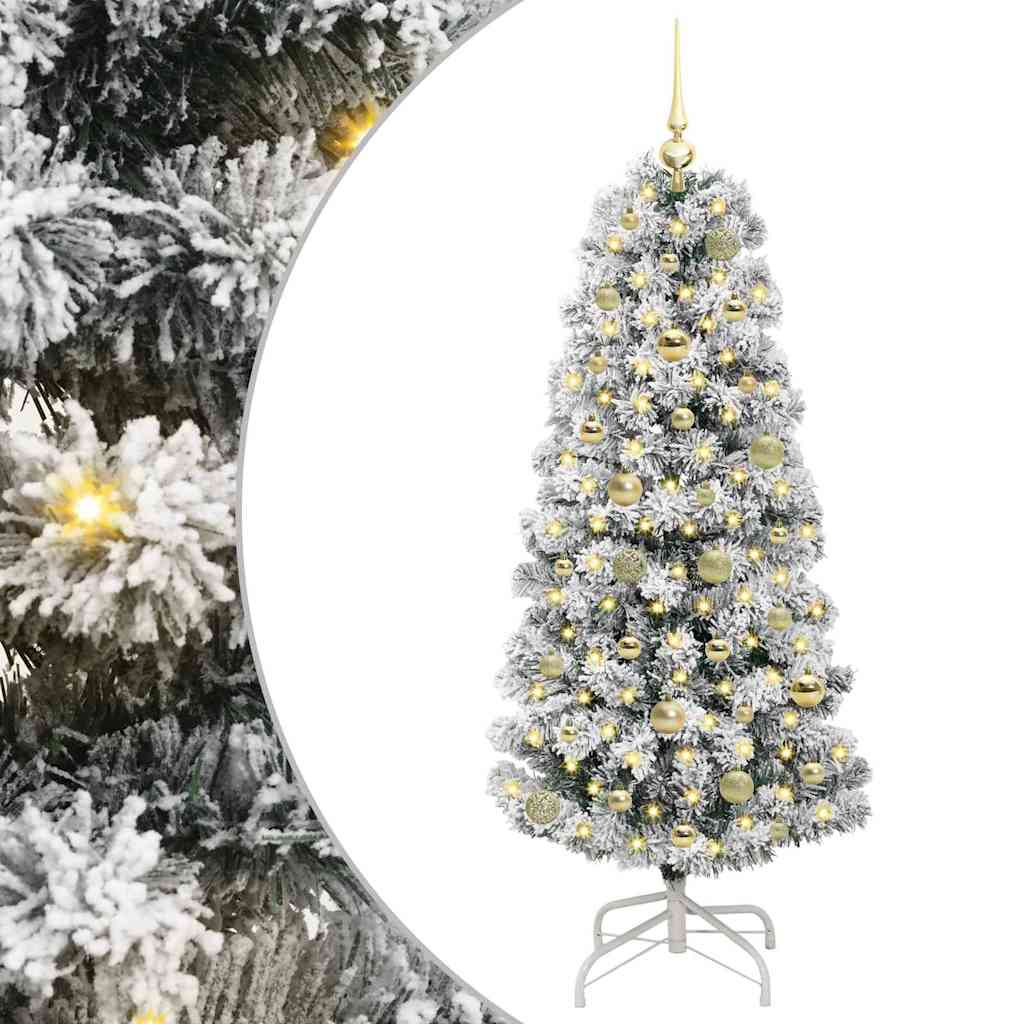 Artificial Hinged Christmas Tree 150 cm PVC