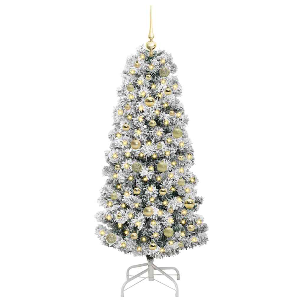 Artificial Hinged Christmas Tree 150 cm PVC