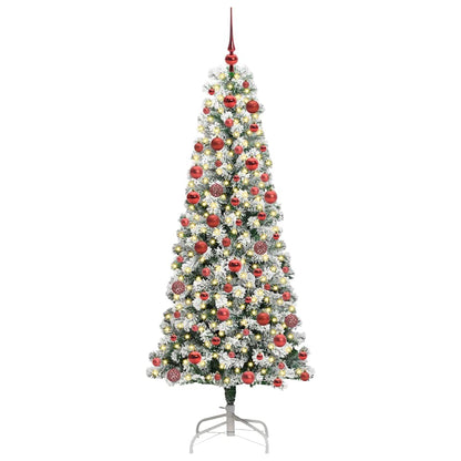 Artificial Hinged Christmas Tree 180 cm PVC