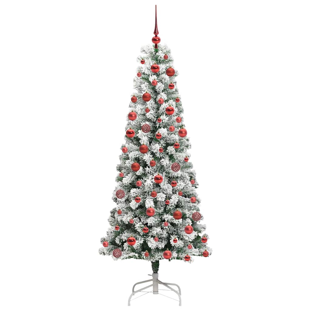 Artificial Hinged Christmas Tree 180 cm PVC