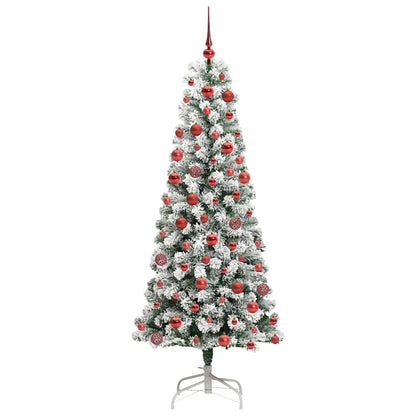 Artificial Hinged Christmas Tree 180 cm PVC