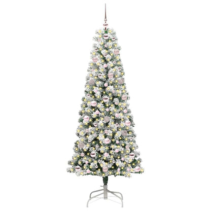 Artificial Hinged Christmas Tree 180 cm PVC